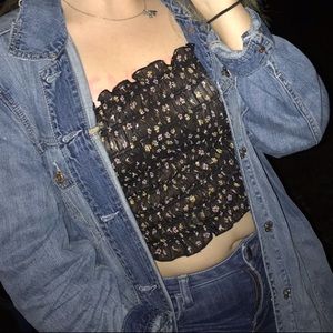 floral tube top SOLD